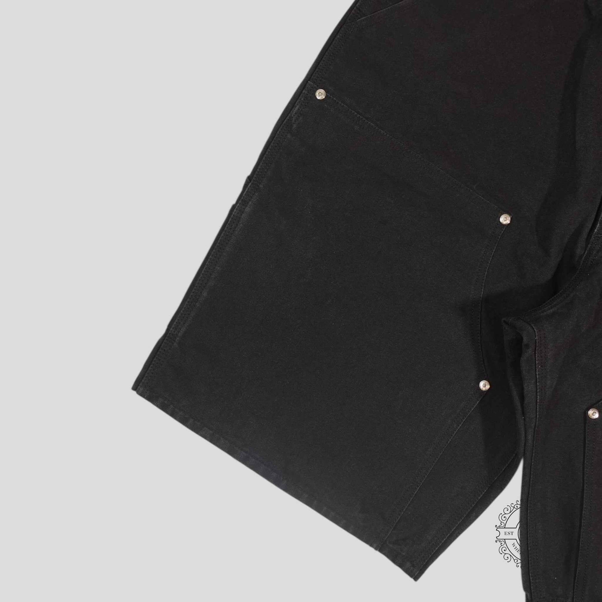 Chrome Hearts 13 Cross Patch Carpenter Shorts in Black