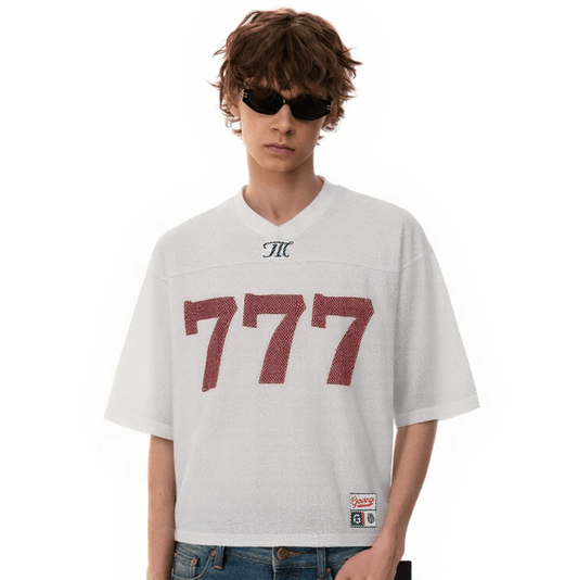 Mesh 777 | Oversized Jersey - Luxuryurbanwear