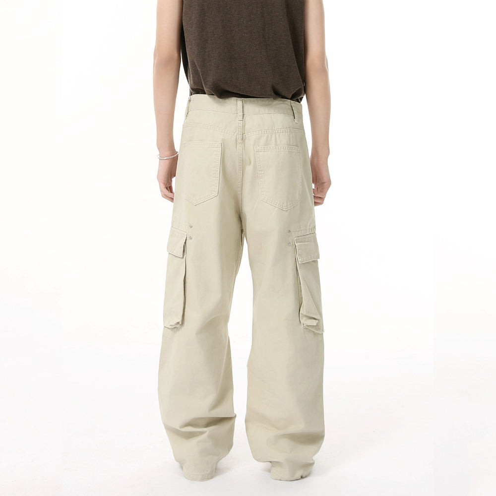 Multi-Ppocket | Wide Cargo Pants - Luxuryurbanwear