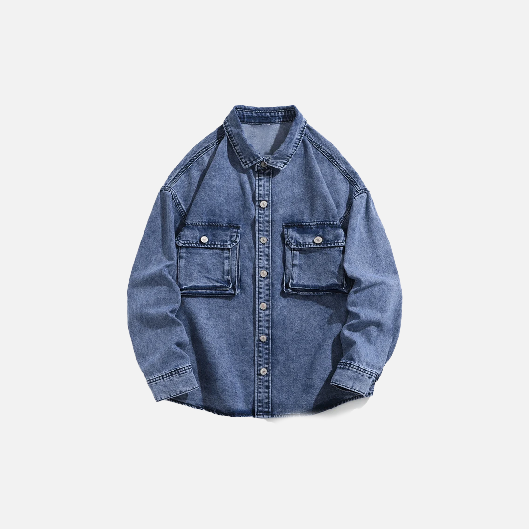 Durable Hip Hop Distressed Denim Jacket - Luxuryurbanwear