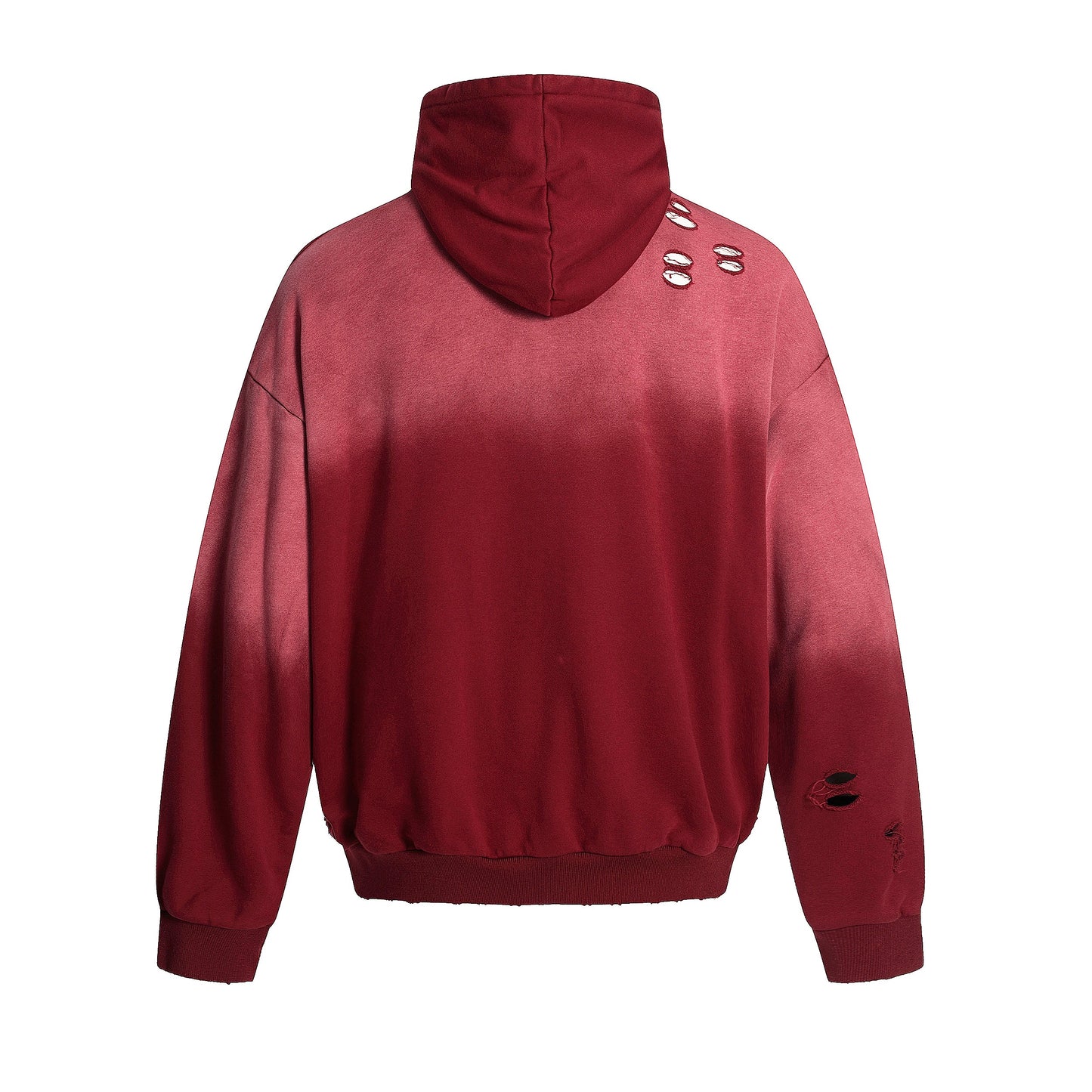 Distressed | Dip-Dye Hoodie - Luxuryurbanwear