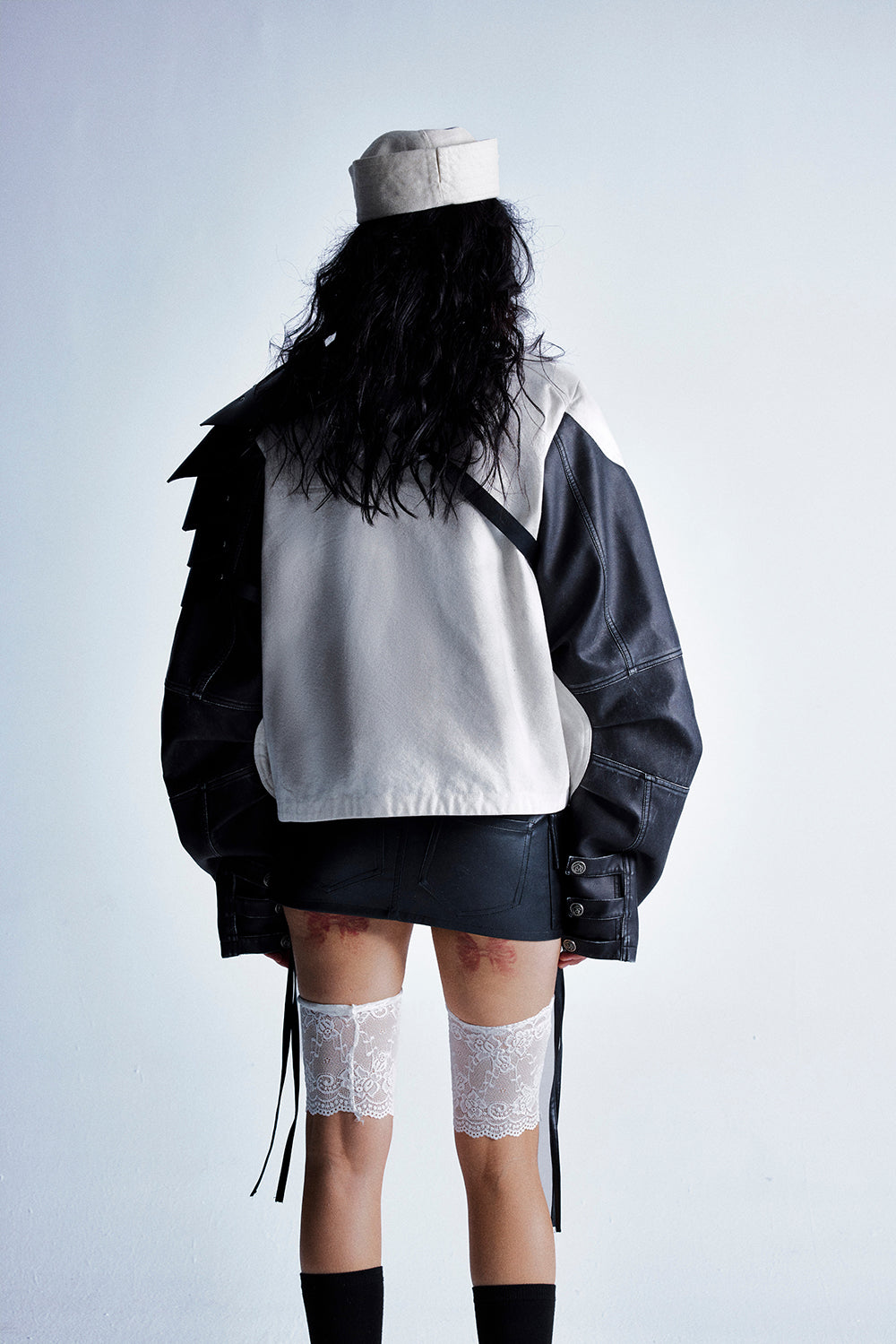 Retro Skull Punk | Motorcycle Jacket - Luxuryurbanwear