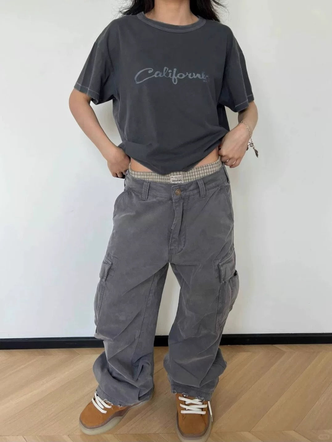 Washed Utility Pocket | Cargo Pants - Luxuryurbanwear