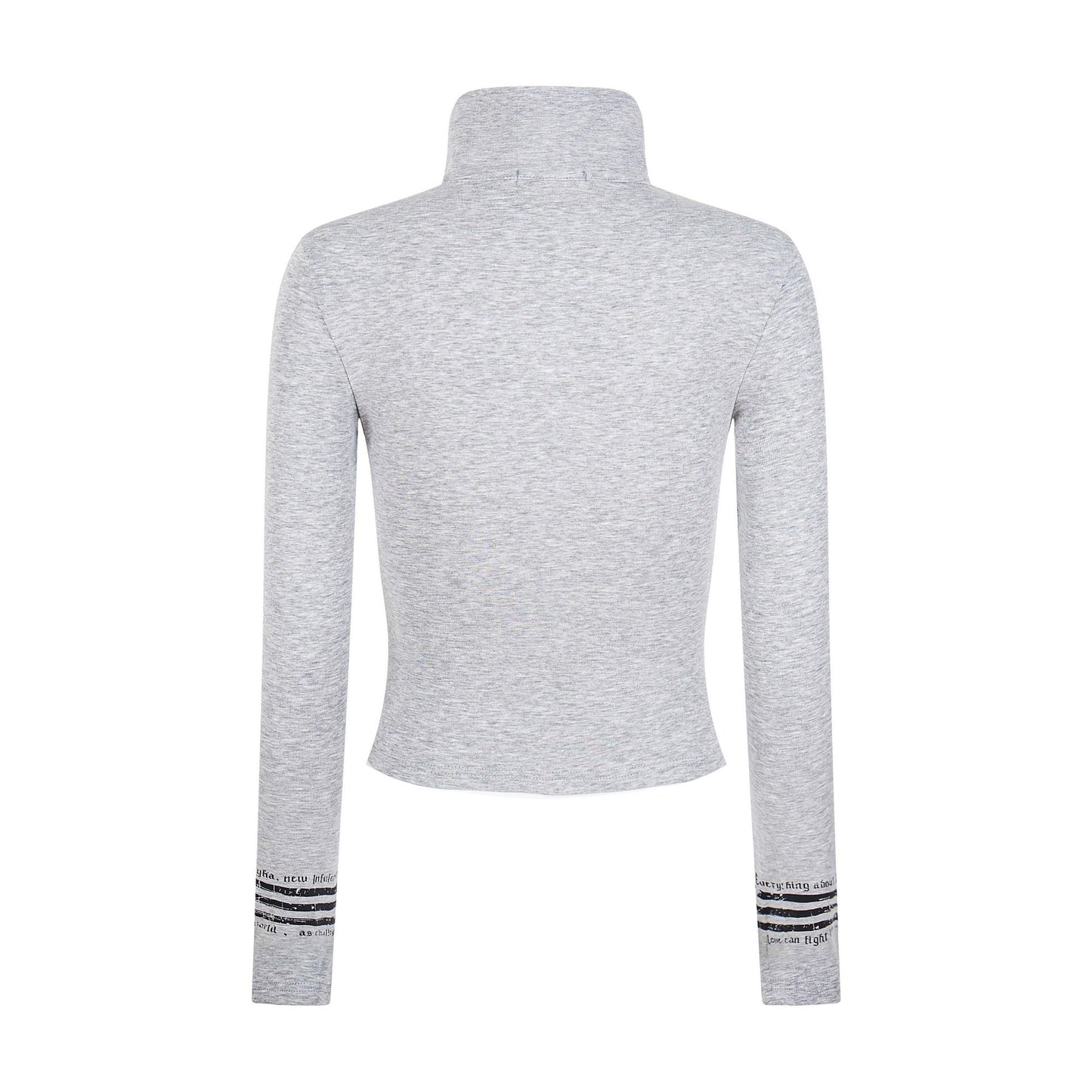 Union Print | Zip-Up Moto Graphic Top - Luxuryurbanwear
