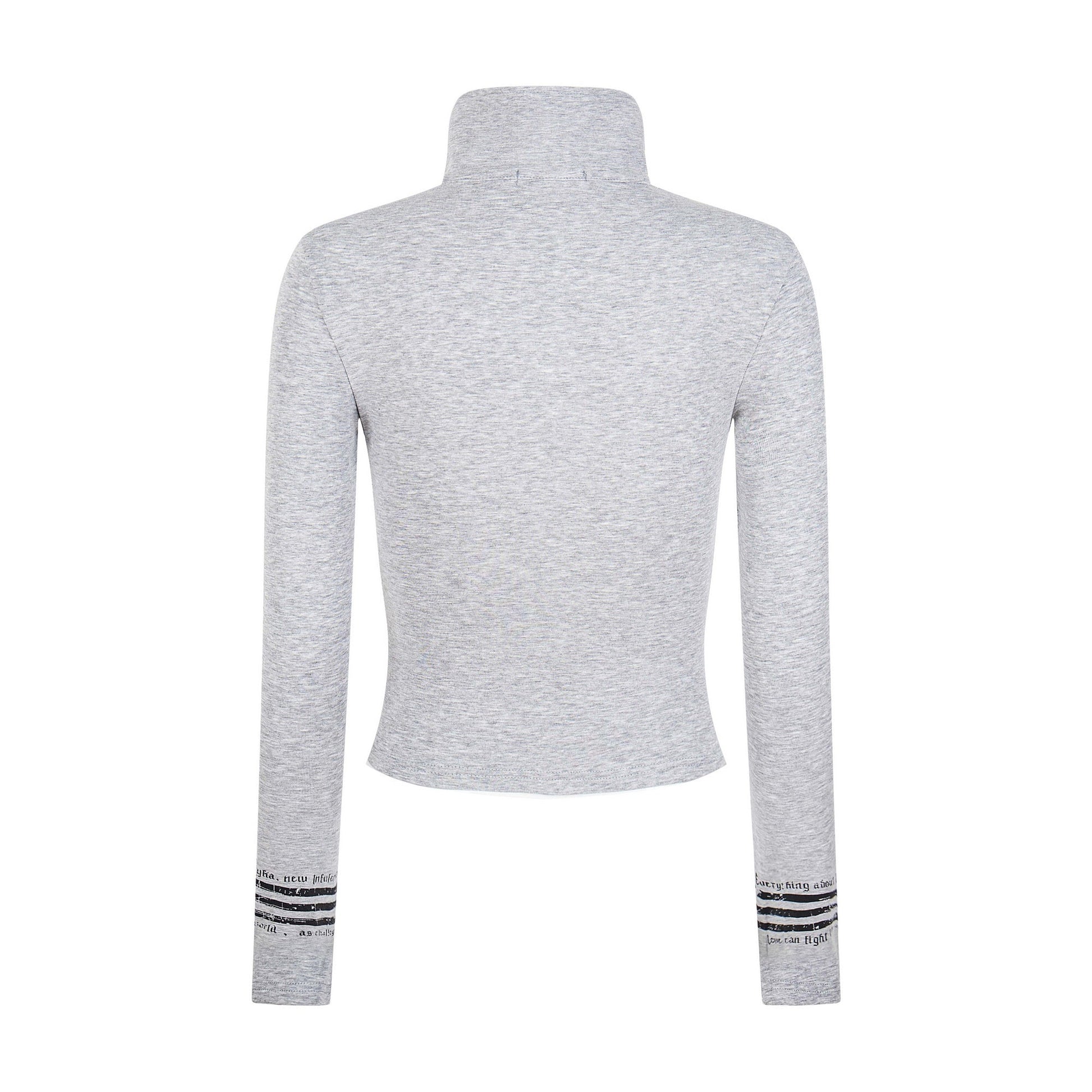 Union Print | Zip-Up Moto Graphic Top - Luxuryurbanwear