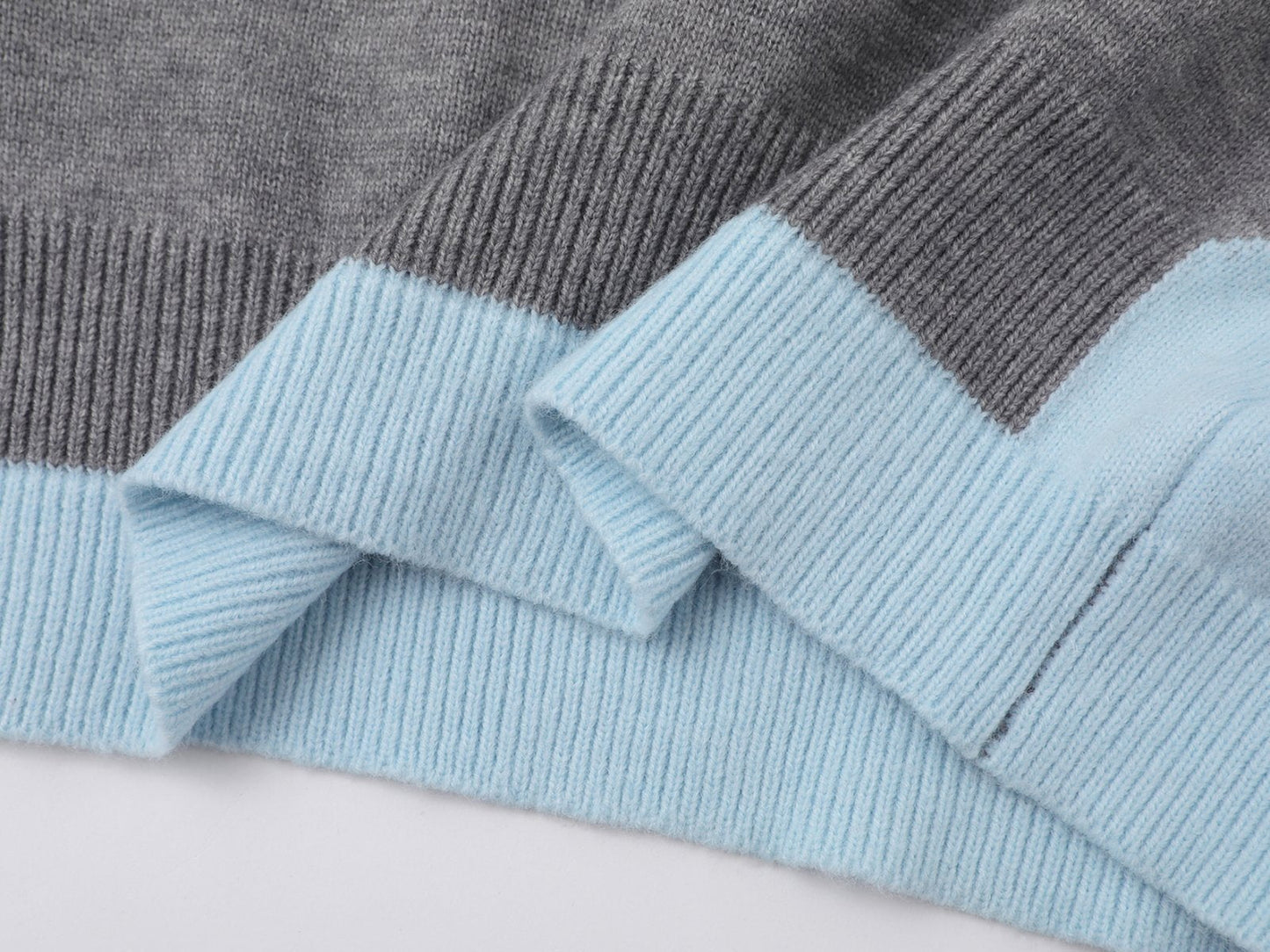 Classic Line | Contrast Collar Knit Polo Sweater - Luxuryurbanwear
