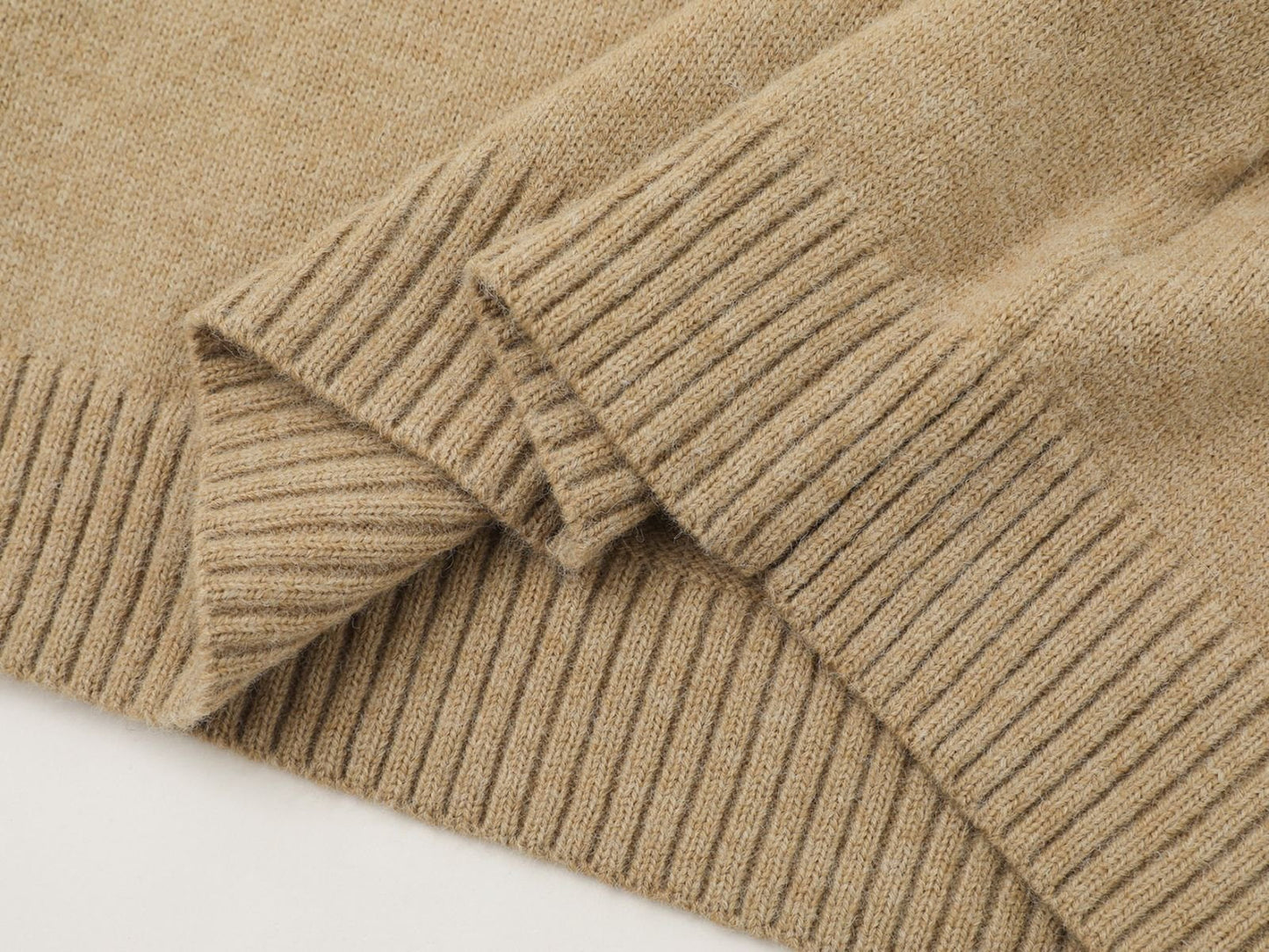 Winston | Dual-Collar Cable Knit Sweater - Luxuryurbanwear