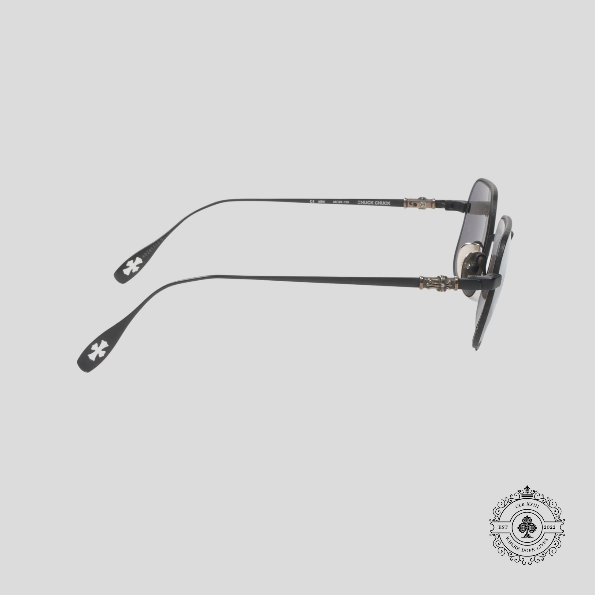 Chrome Hearts Chuck Chuck Sunglasses in Matte Black