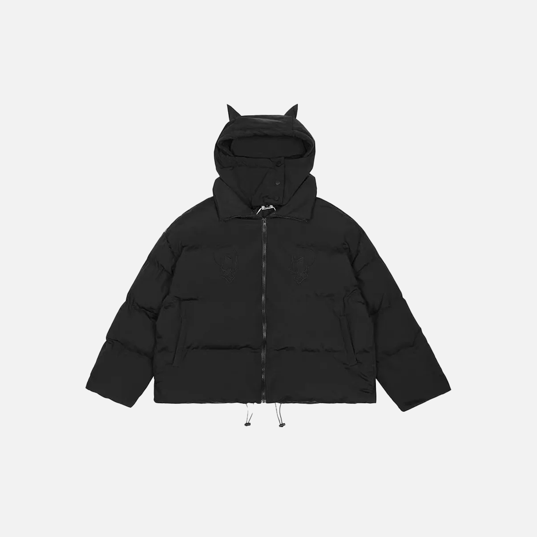 Streetwear Gothic Vintage Padded Puffer Jacket - Luxuryurbanwear