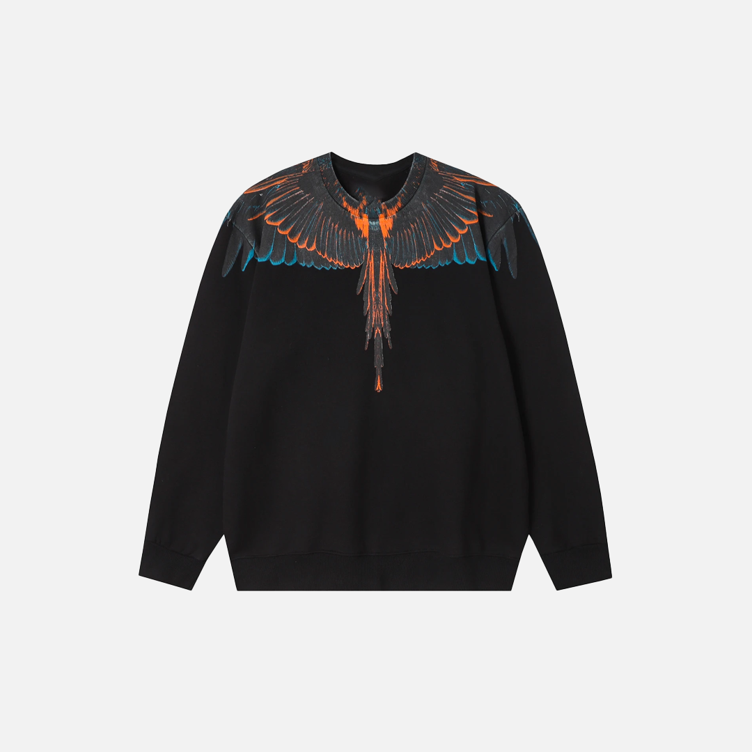 Premium Marcelo Burlon Wings Print Sweatshirt - Luxuryurbanwear