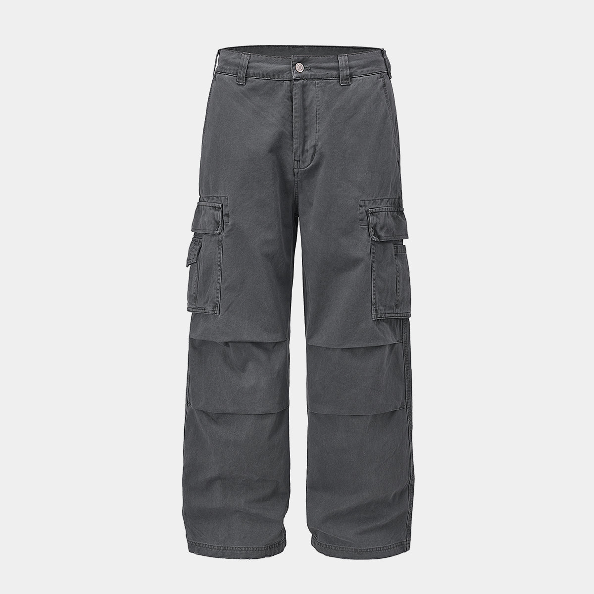 Washed Utility Pocket | Cargo Pants - Luxuryurbanwear