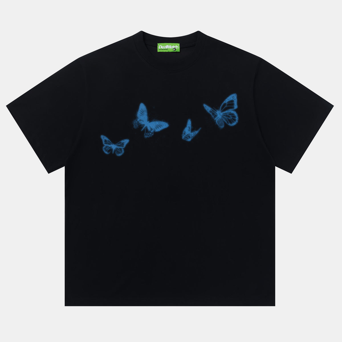 Glow Butterflies | Graphic T-shirt - Luxuryurbanwear