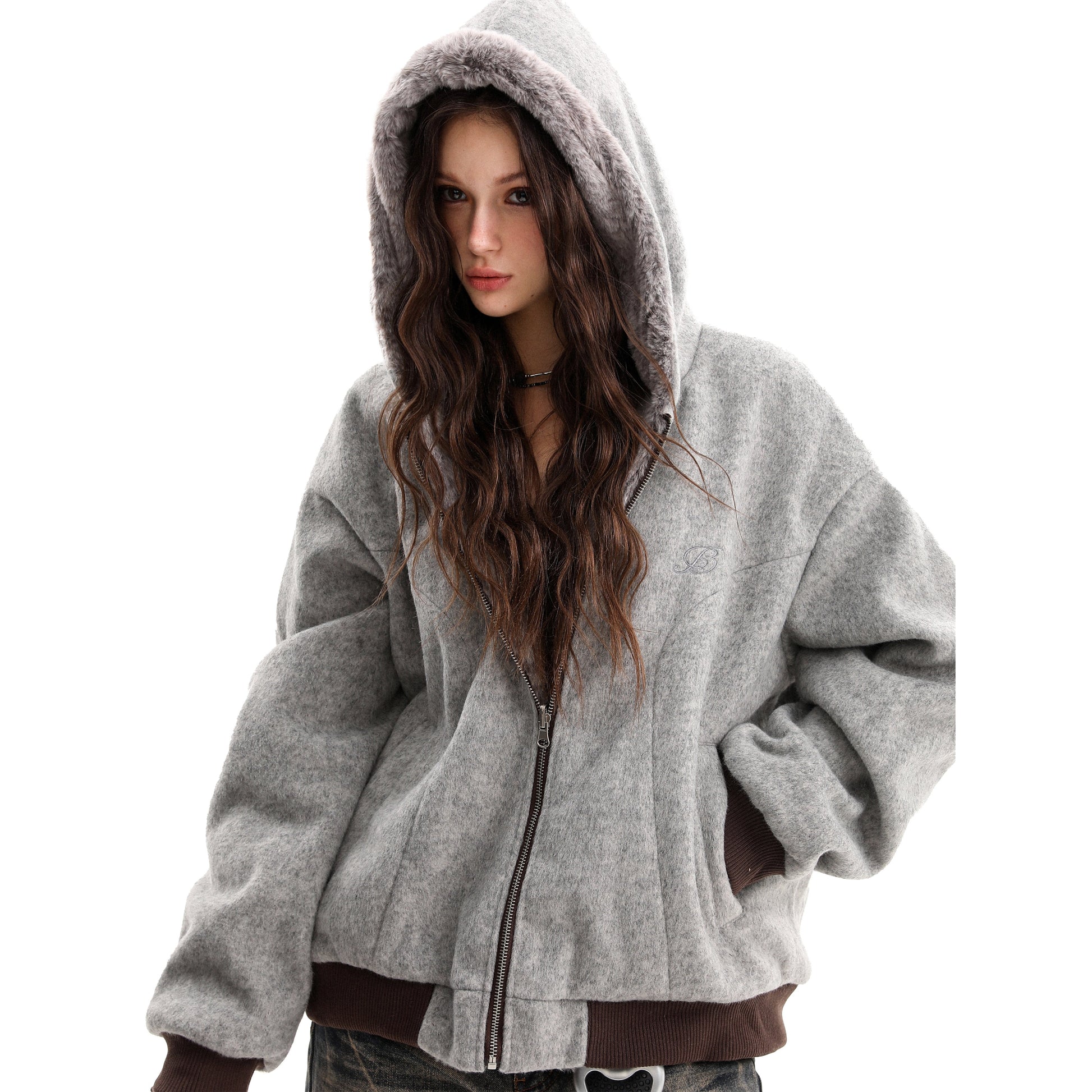Reversible Plush | Hooded Winter Jacket - Luxuryurbanwear