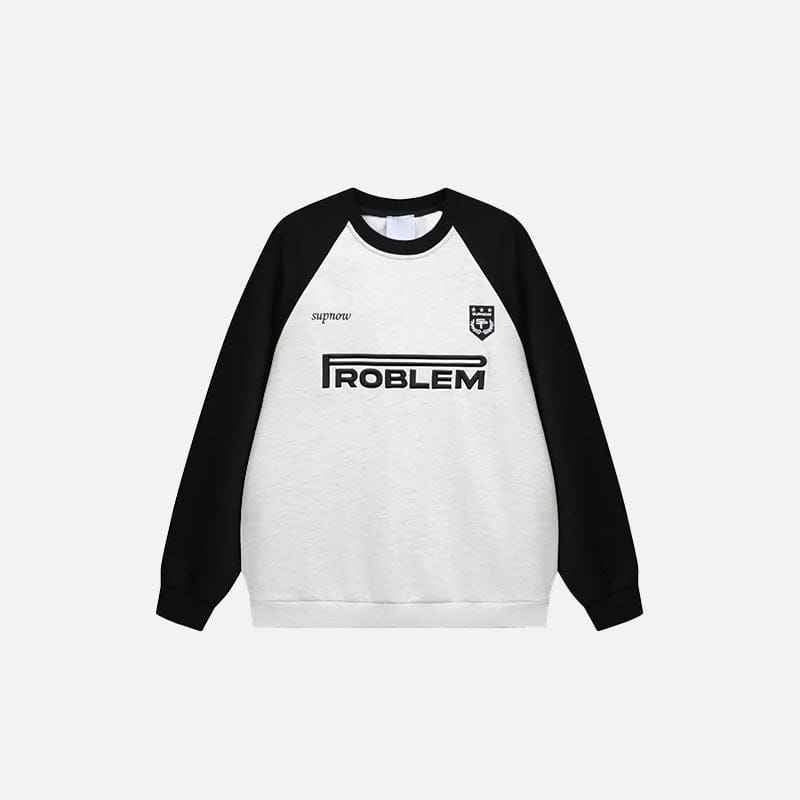Sweat Loose Patchwork