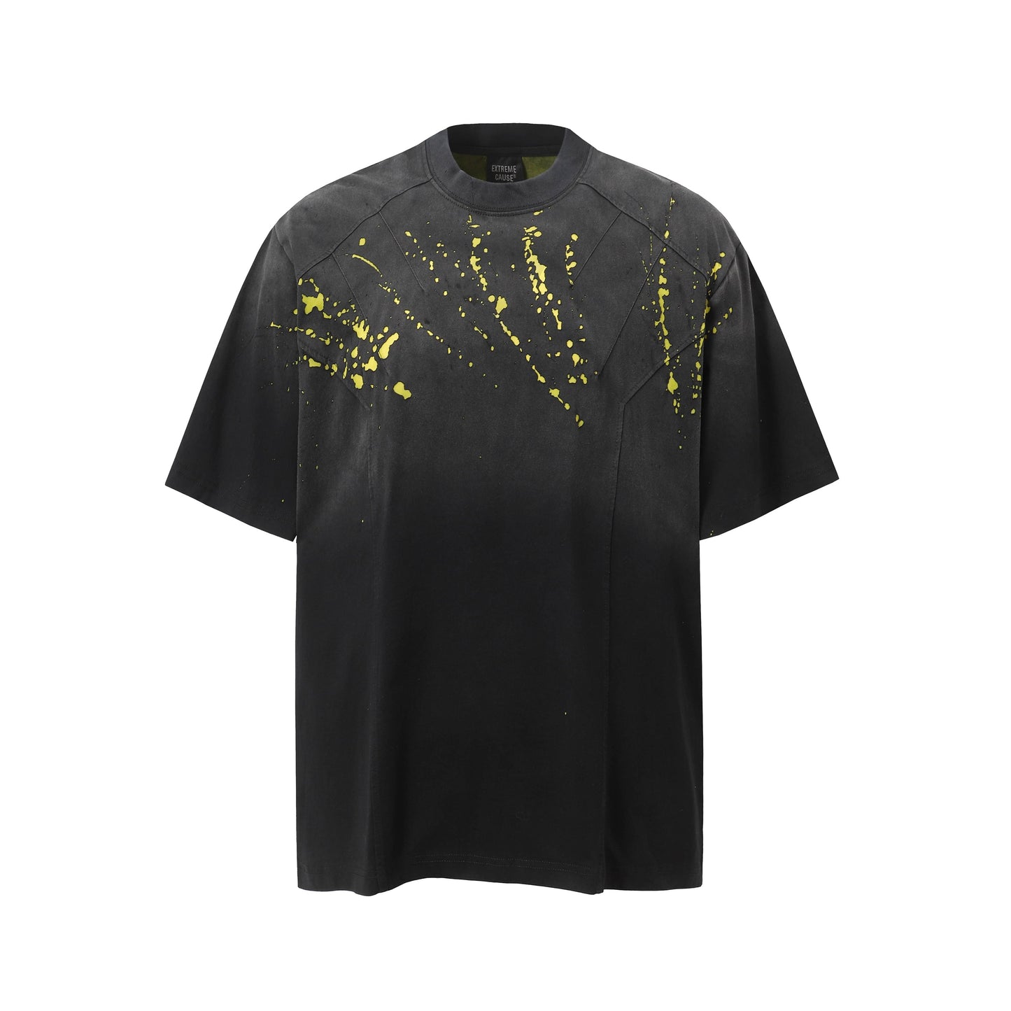 Splatter Graphic | Black T-Shirt - Luxuryurbanwear