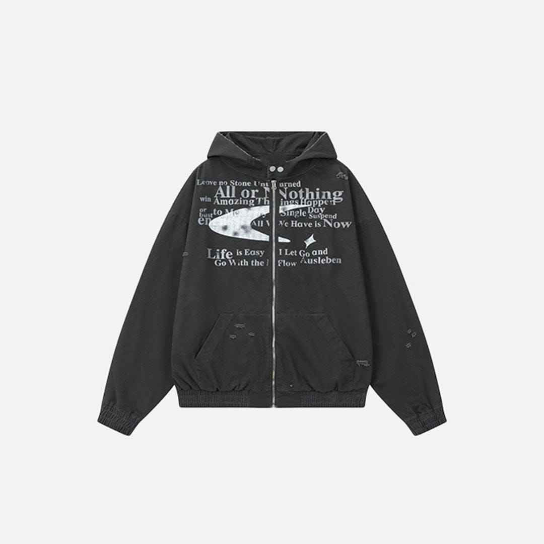 Zip Up Hoodie All Nothing
