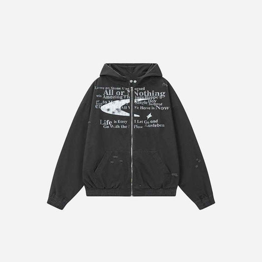 Zip Up Hoodie All Nothing