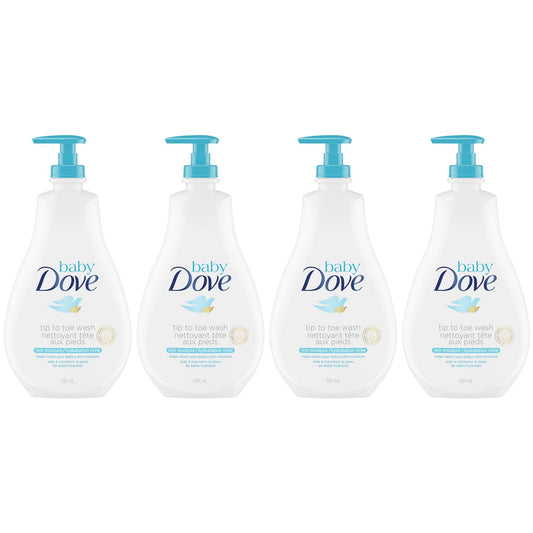 Baby Dove Tip To Toe Wash Rich Moisture - 13 oz Pack of 4