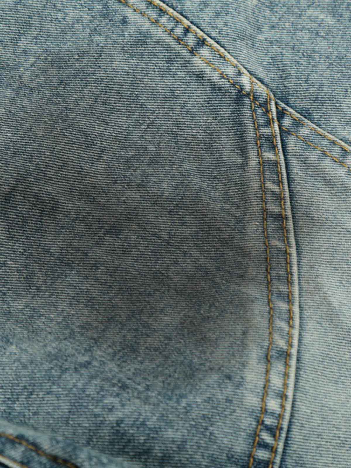 Vintage Paint-Splatter Scarf Tie Barrel Jeans - Luxuryurbanwear