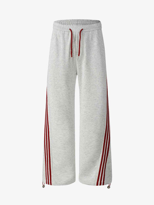 Striped Loose Drape Pants