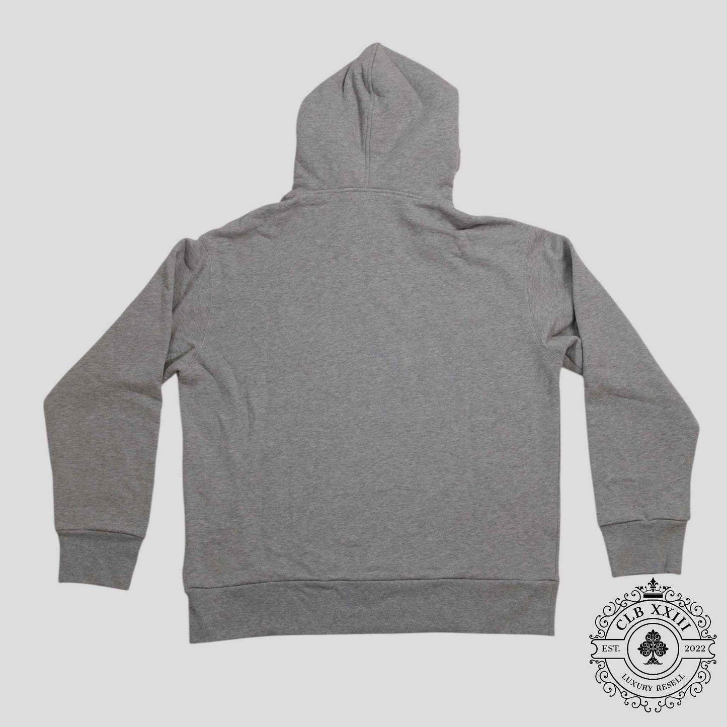 Gucci Record Print Pullover Hoodie in Grey
