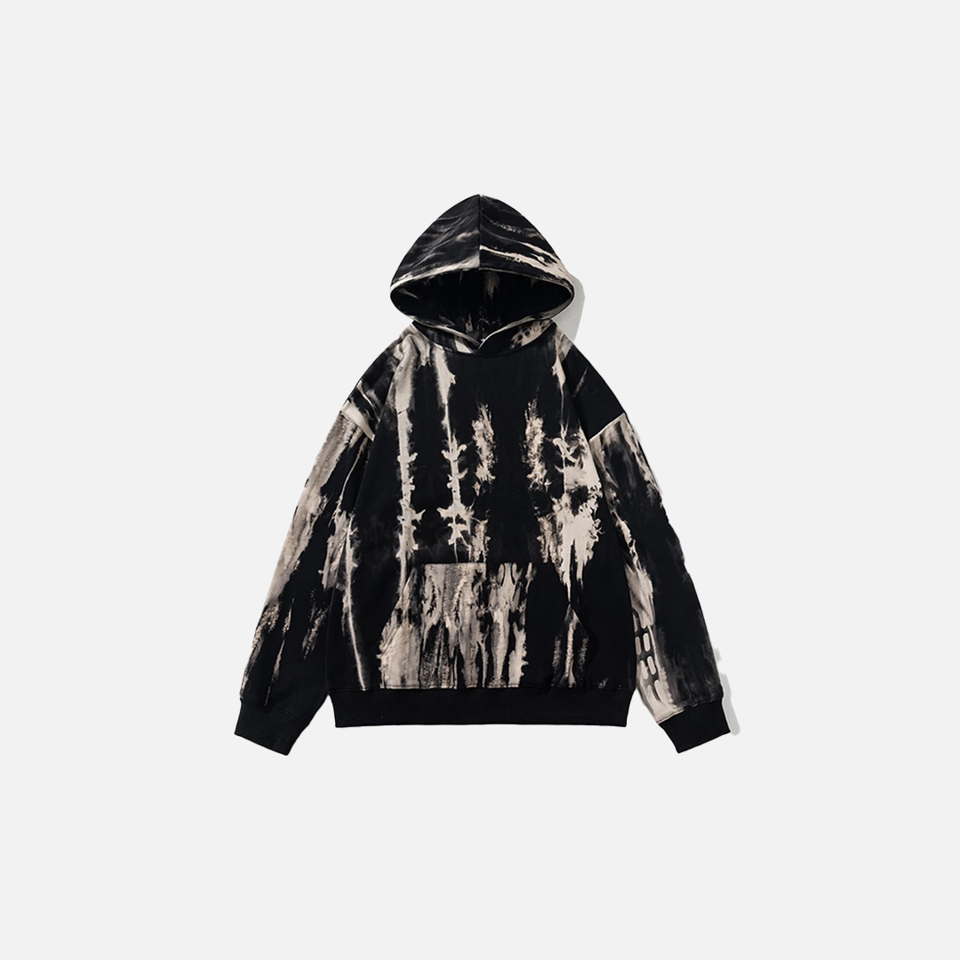 Streetwear Retro Oversized Vintage Tie Dye Hoodie - Luxuryurbanwear
