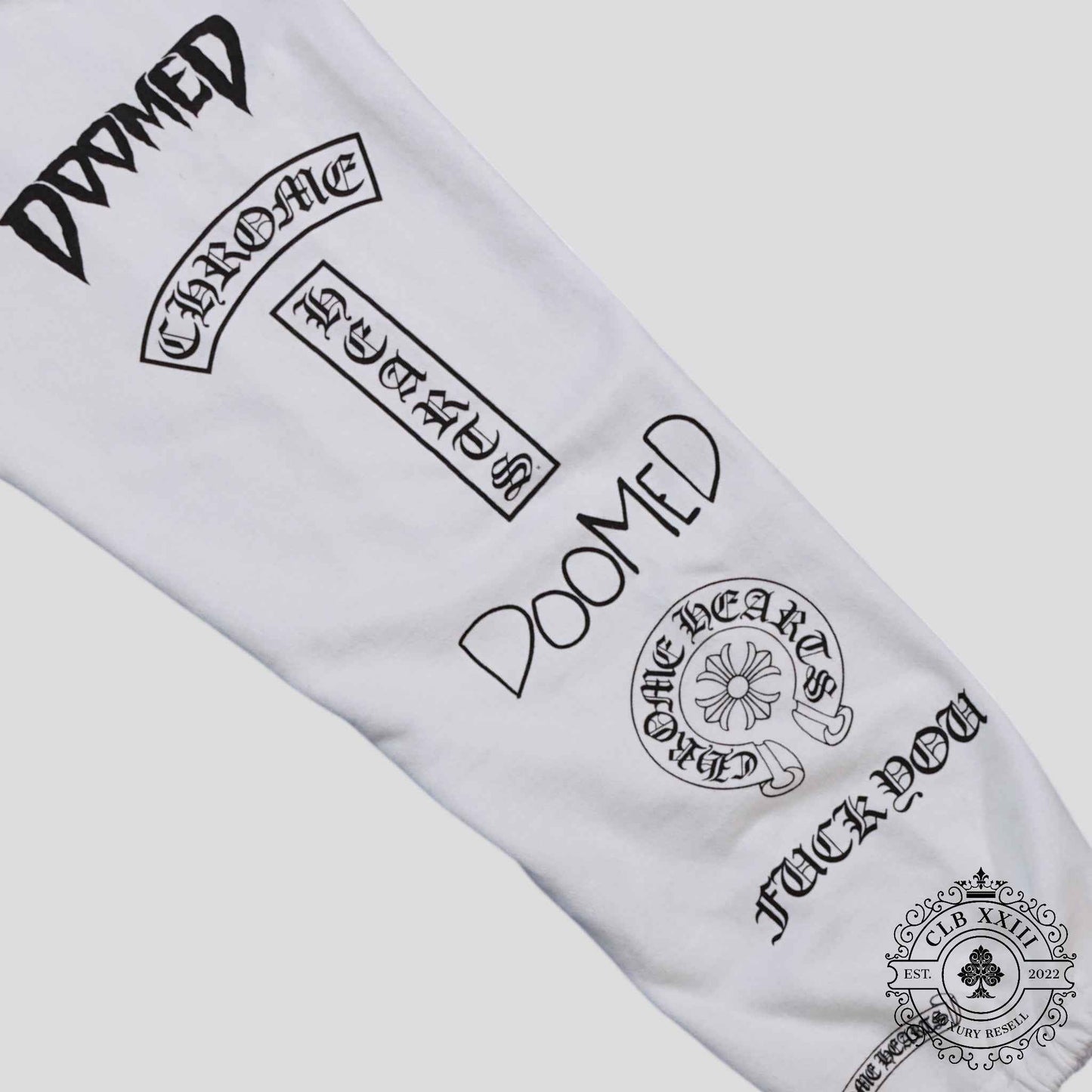 Chrome Hearts Deadly Doll Sweatpants in White