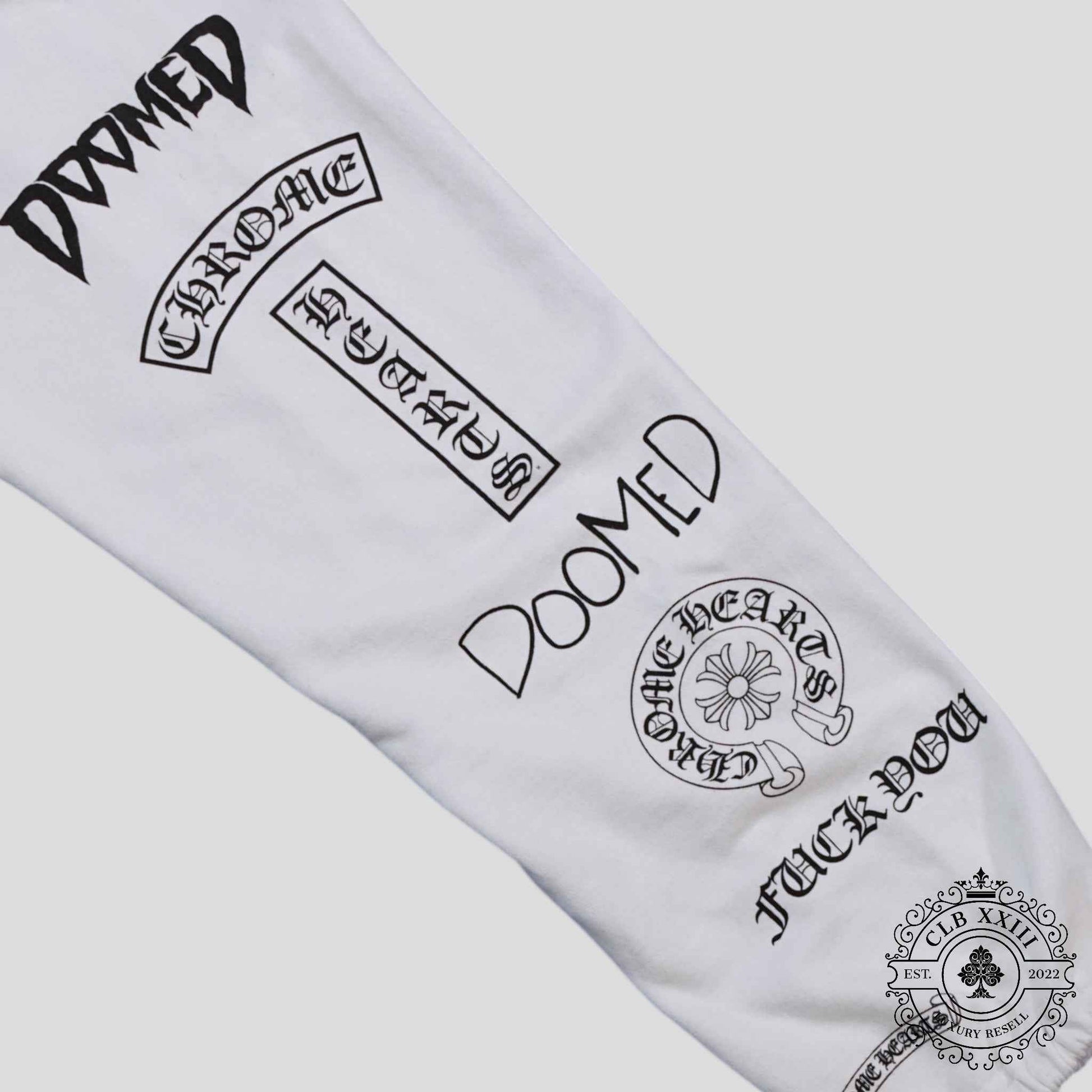 Chrome Hearts Deadly Doll Sweatpants in White