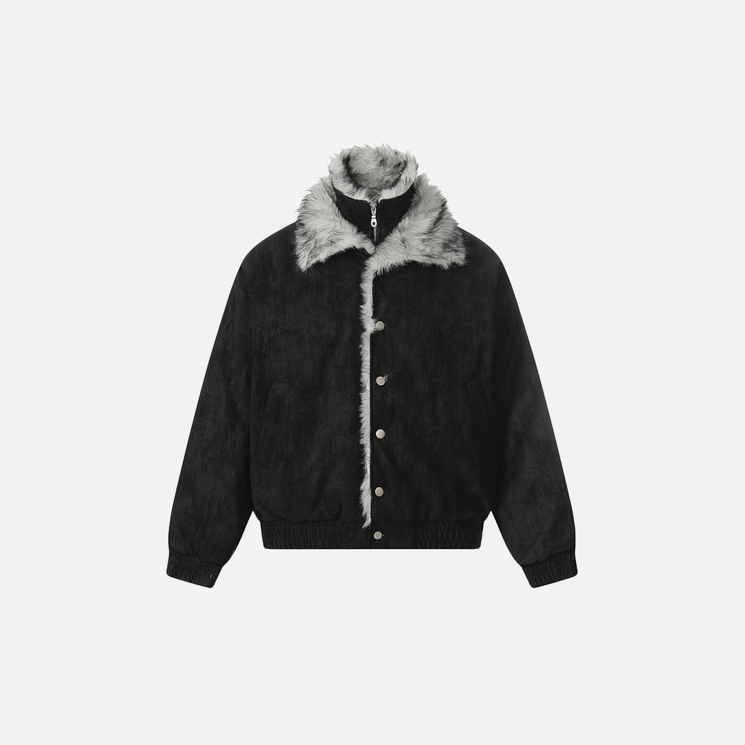 Streetwear Winter Vintage Fur Thicken Parkas Jacket - Luxuryurbanwear