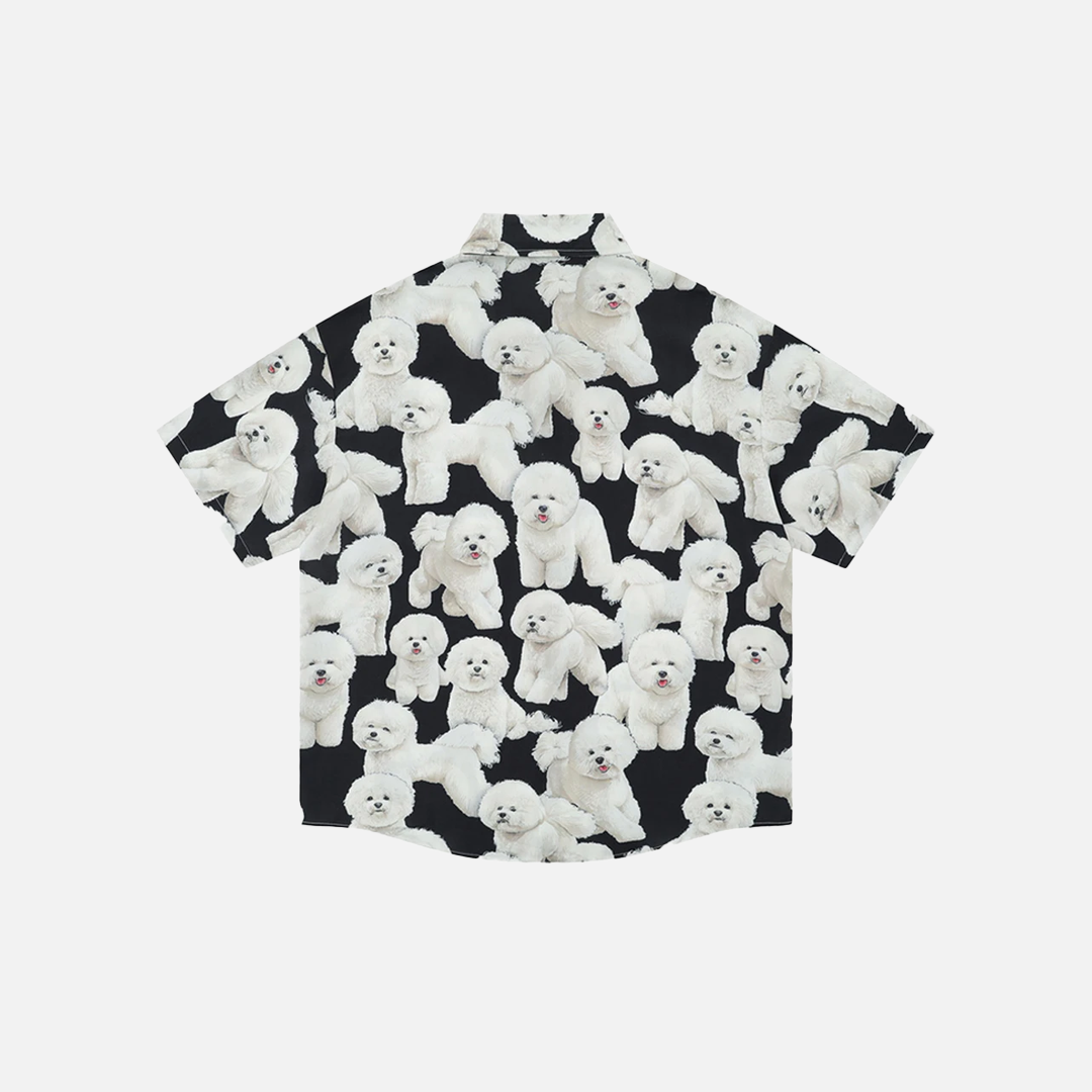 Graphic Summer Casual Loose Short Sleeve Shirt - Luxuryurbanwear