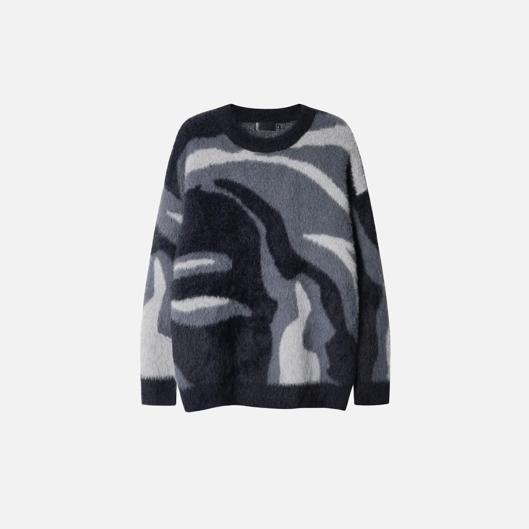 Cozy Vintage Mohair Knit Jumper Sweater - Luxuryurbanwear