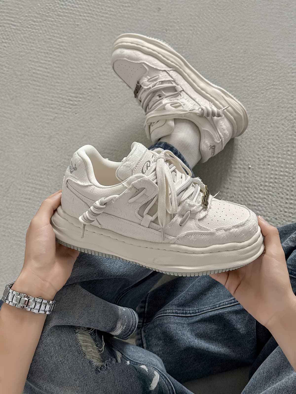 Sneakers Retro Washed