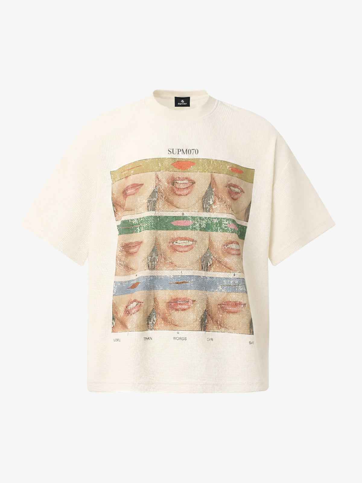 Pop Art Lip Print Graphic T-Shirt
