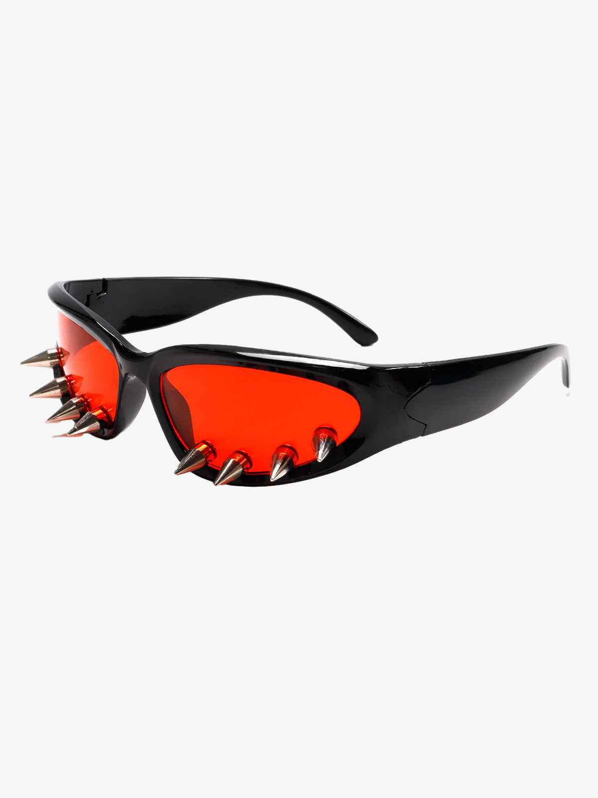 Cyber Punk Spike Detail Sunglasses