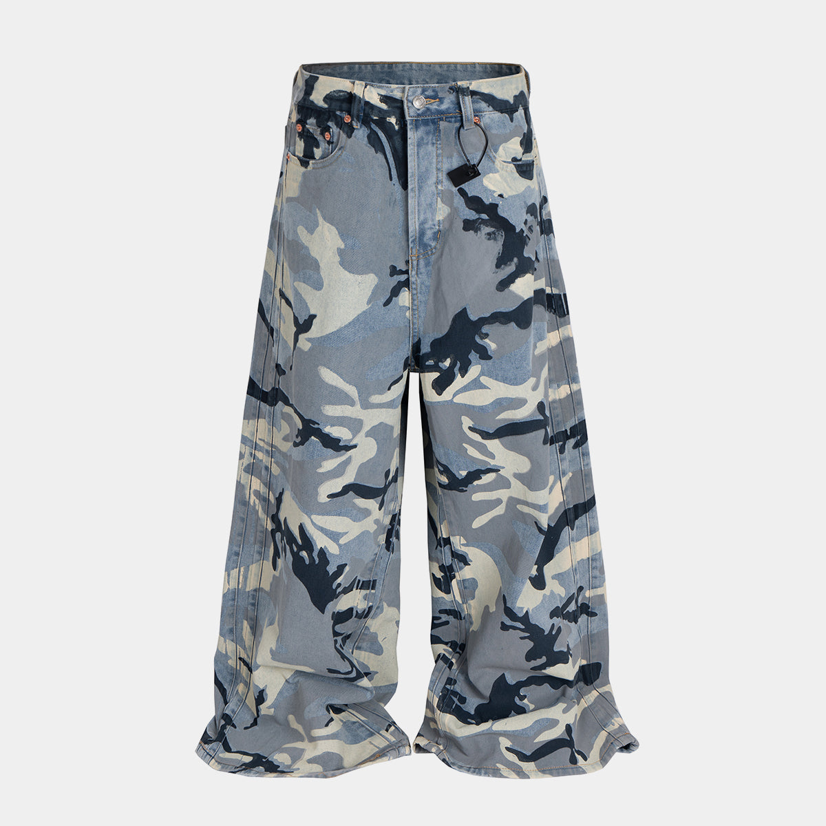 Camo Wide Leg | Baggy Jeans - Luxuryurbanwear