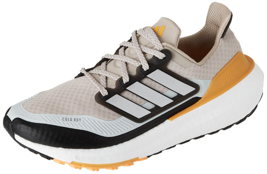 adidas Mens Ultraboost Light Cold.RDY Sneaker Wonder Beige/Silver Metallic/Flash Orange 13