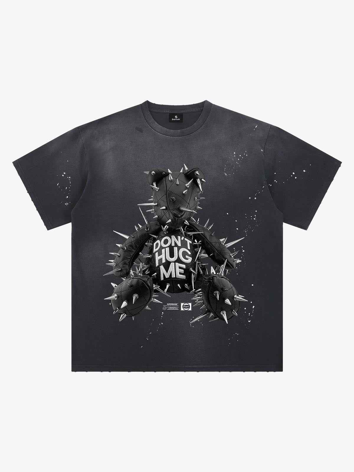 Spiked Bear Graphic T-Shirt