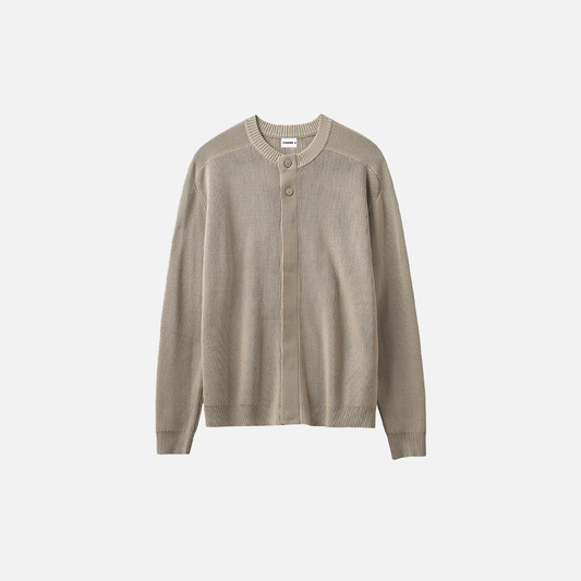 Korean Style Hip Hop Loose Fit Vintage Knit Cardigan - Luxuryurbanwear
