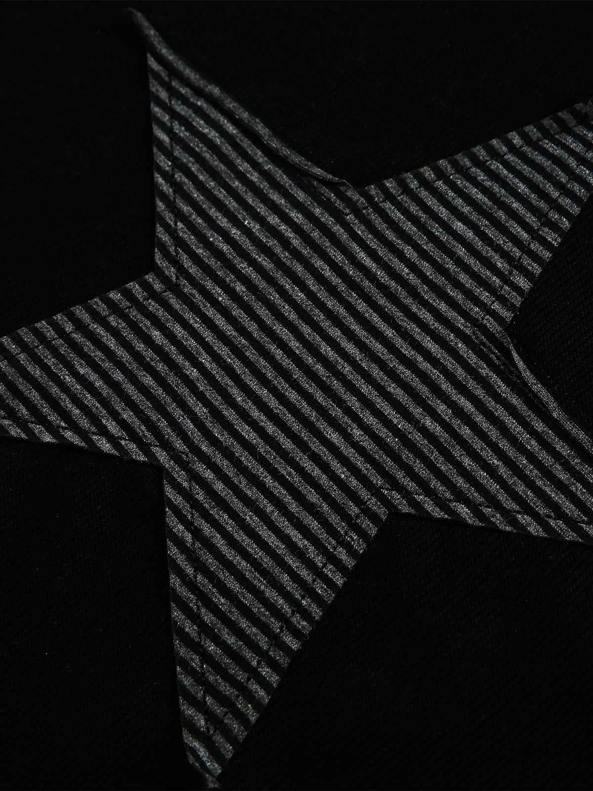 Layered Crewneck Star Print Long-Sleeve T-Shirt