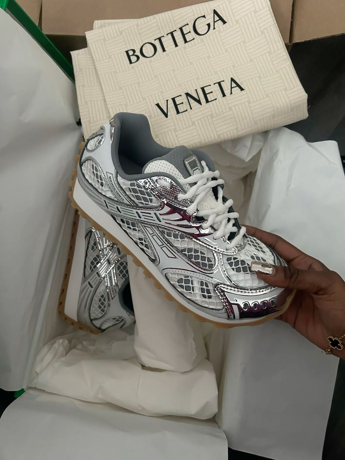 Bottega Veneta Orbit Metallic