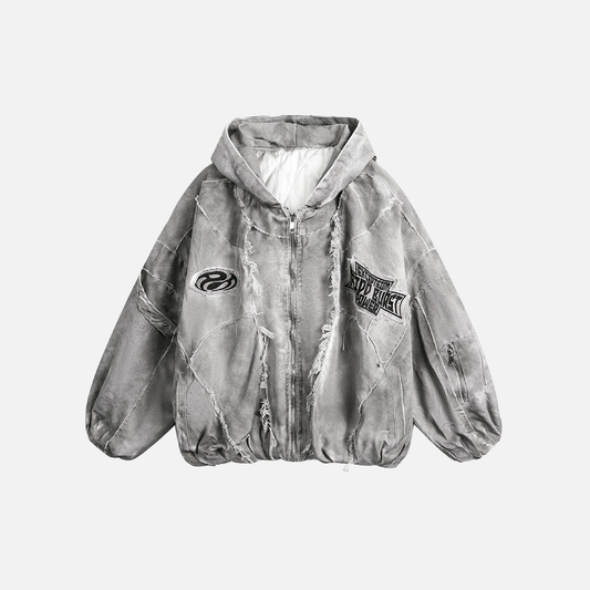 Cozy Retro Winter Padded Parkas Puffer Jacket - Luxuryurbanwear