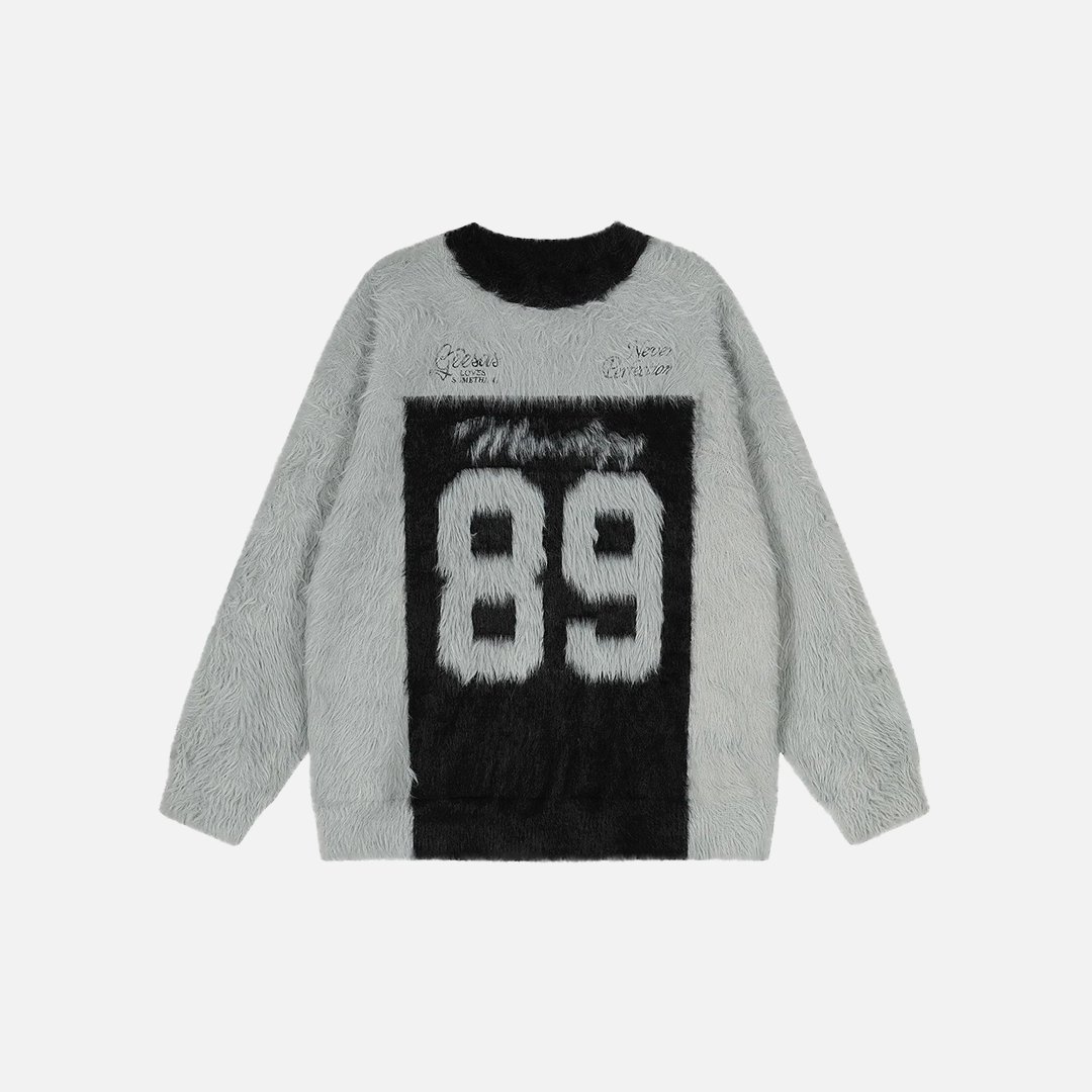 High-Quality Oversized Y2K Casual Sweater - Luxuryurbanwear