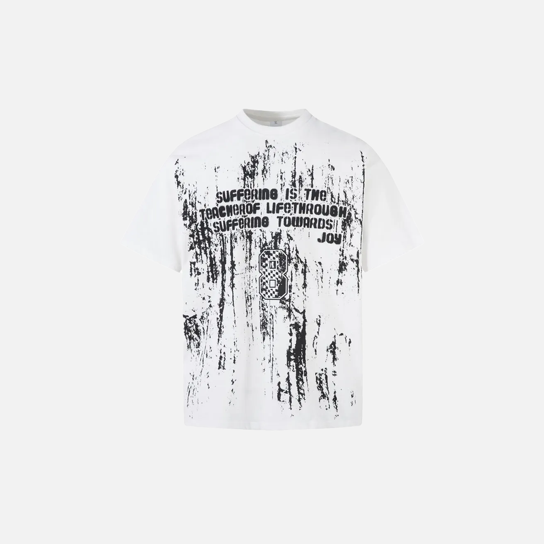 Streetwear Gothic Graphic Punk Hip Hop T-Shirt - Luxuryurbanwear
