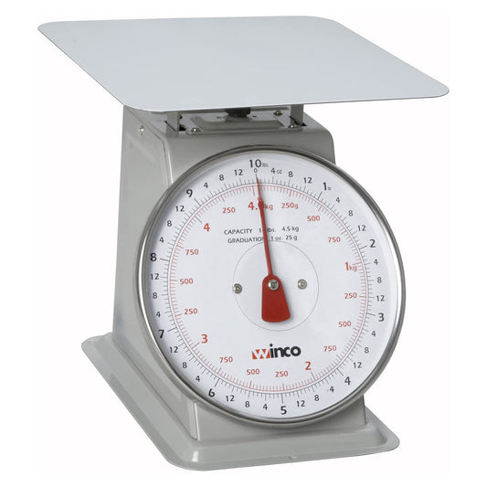 Winco Analog Receiving Scale with Dial 10 Pound