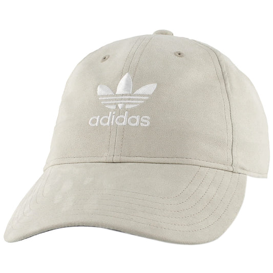 adidas Originals Womens Originals Relaxed Plus Strapback Clear Brown Suede/White One Size