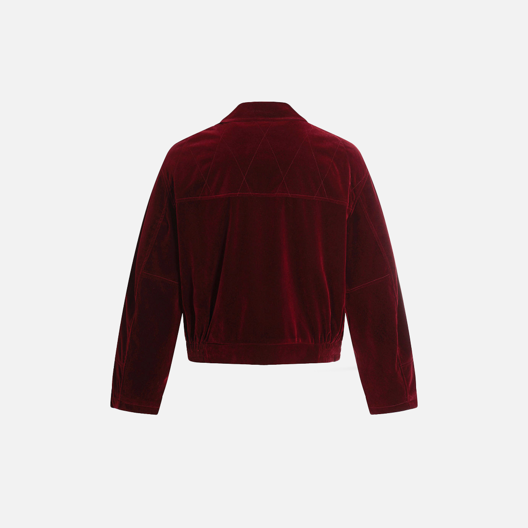 Streetwear Bold Vibe Metal Stud Zipper Furry Jacket - Luxuryurbanwear