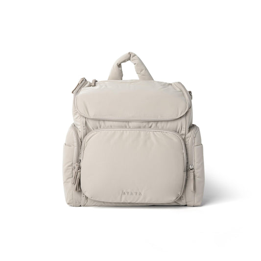 Staya Large Baby Diaper Bag Backpack for Boys and Girls (Dove Gray)
