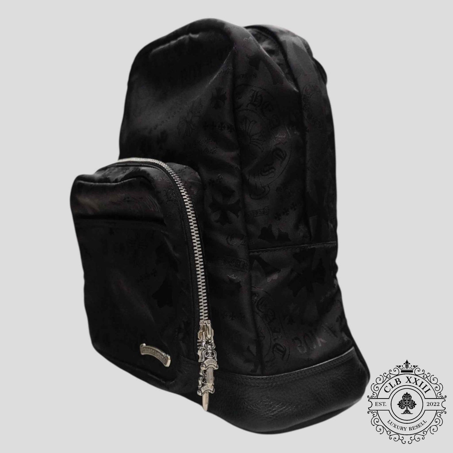 Chrome Hearts 7th Grade Multi Motif Nylon Mini Backpack in Black
