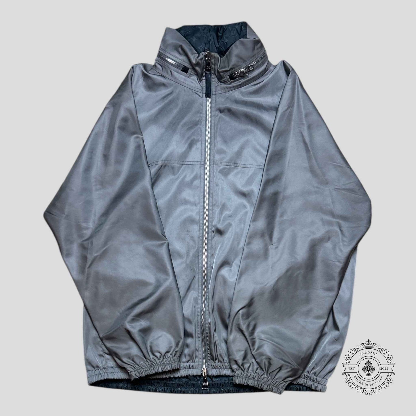 Louis Vuitton Monogram Reversible Windbreaker in Grey