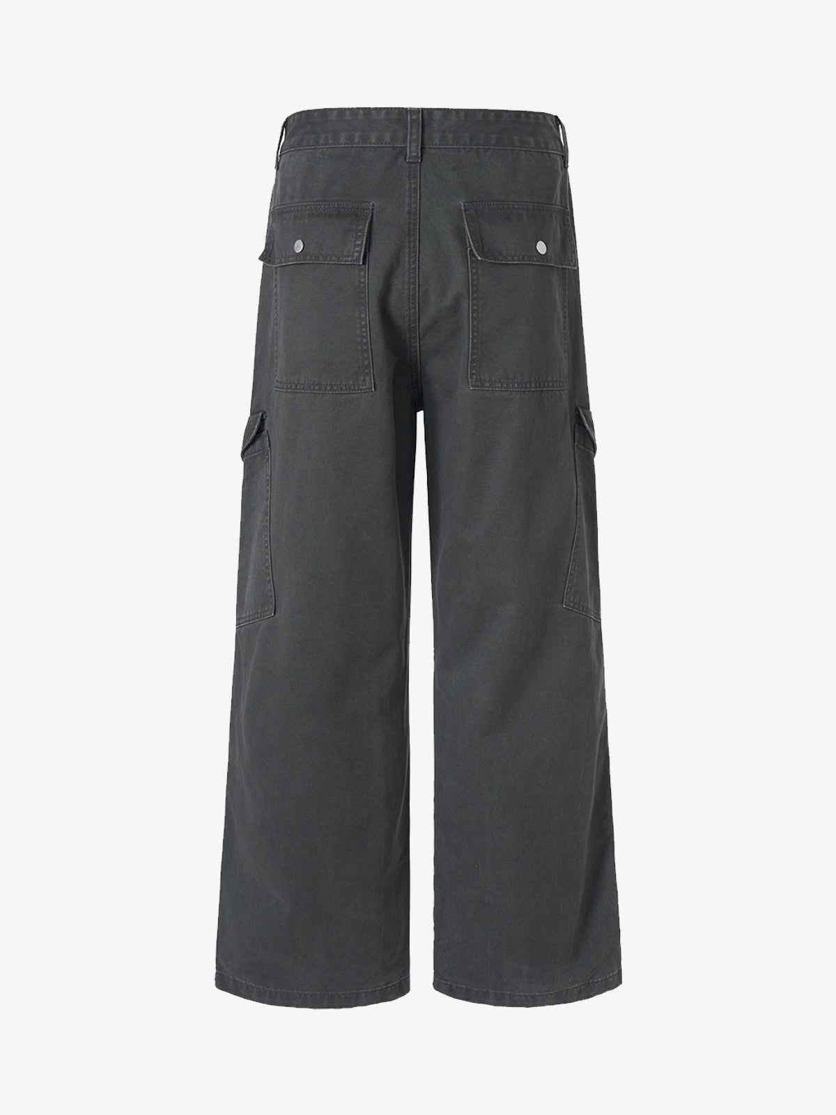 Streetwear Utility Multi-Pocket Straight-Leg Pants